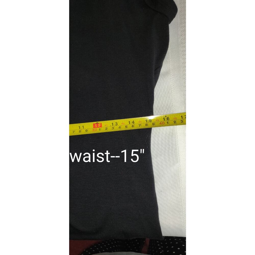 Vintage Y2K Dots Store Black Tshirt Top Basic Stretch NEW NWT Short Sleeves XL - Picture 11 of 12